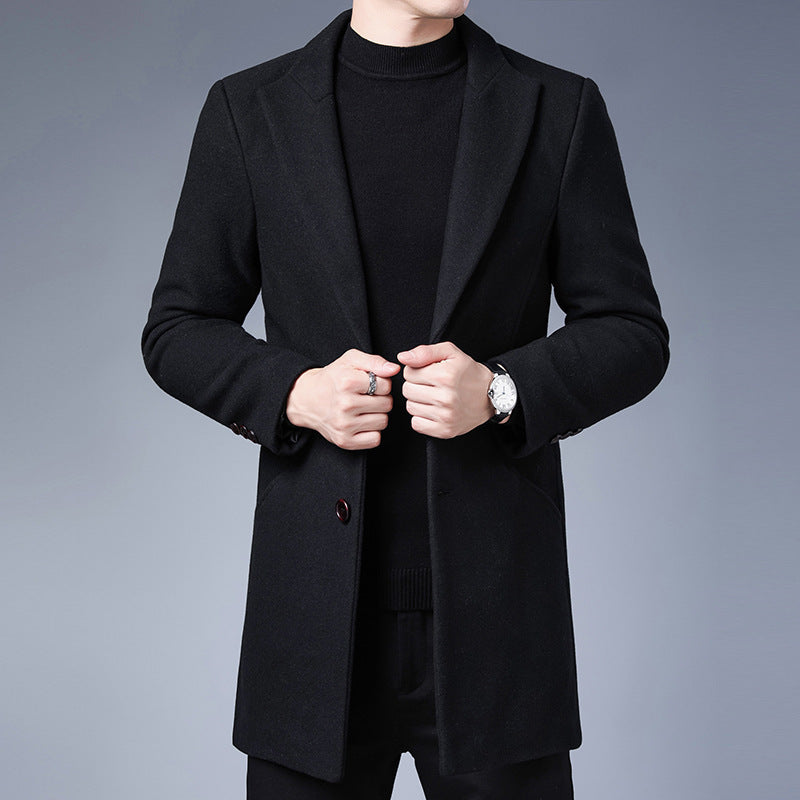 SEBESO MONGOLIAN WOOL OVERCOAT