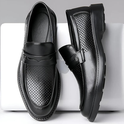 Alessio Aero‑Leather Loafers